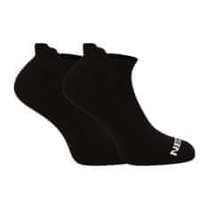 Nedeto 10PACK ponožky nízké černé (10NDTPN001-brand) - velikost M