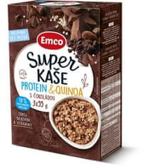 EMCO Uper kaše Protein a quinoa s čokoládou 165g (3x55g)