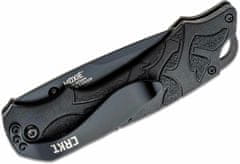 CRKT CR-1100 MOXIE BLACK kapesní nůž 8,4 cm, celočerný, plast, guma TPE