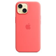 Apple iPhone 15 Silicone Case with MagSafe - Guava