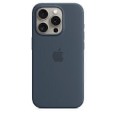 Apple iPhone 15 Pro Silicone Case with MagSafe - Storm Blue - rozbaleno
