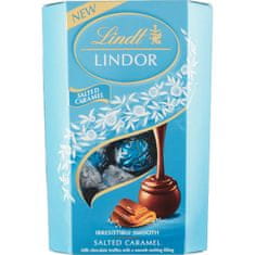LINDT Lindor čokoládové pralinky slaný karamel 200g