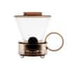 Clever Dripper - Skleněný kávovar 500 ml transparentní hnědý