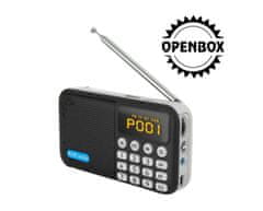 OpenBox Rádio Openbox DAB P8 DAB/FM přenosné, Bluetooth, MP3, TF/MicroSD