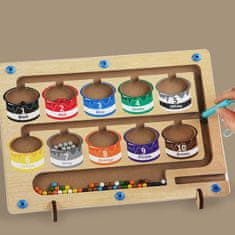 Shopdbest Magnetická tabule na třídění barev - Interaktivní matematická hra: rozvíjení jemné motoriky a barevného smyslu