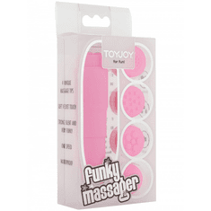 Toy Joy Masažní stimulátor Funky Pink massager