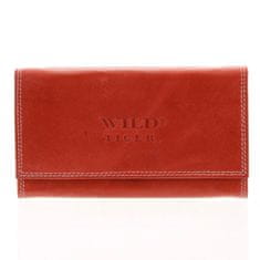 Wild Dámská kožená peněženka Slávka červená