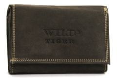 Wild Tiger Dámská kožená peněženka Wild T., hnědá
