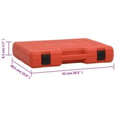 shumee Tester tlaku chladicího systému červený 52 x 40,5 x 9,5 cm
