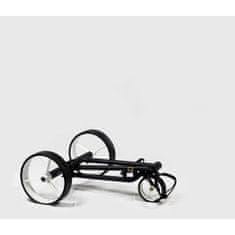 Davies Caddy Elektrický golfový vozík QUICK FOLD v barvě Black Matt s baterií až 36 jamek, bílá kola