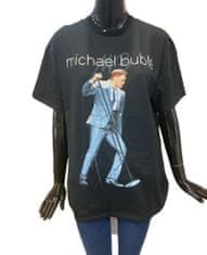 GILDAN Pánské tričko Michael Bublé - černé, Velikosti XS-XXL: L