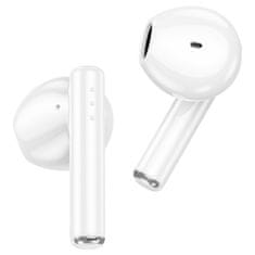 Hoco Bezdrátová sluchátka Hoco (EW38) – TWS, Bluetooth 5.3, Hi-Fi zvuk, Stereo, dotykové ovládání – bílá