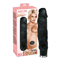 Nature skin Černý vibrátor - realistický Big Vibe
