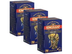 Kingsleeve KINGSLEAF - Cejlonský černý čaj s vůní bergamotu, 50x2g x3