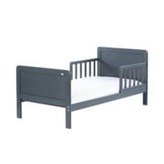 Drewex Dětská postel se zábranou Olek 140x70 cm grafit