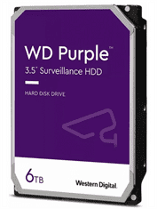 Western Digital HDD 6TB WD64PURZ Purple 256MB SataIII 5400rpm 3RZ