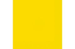 Unique Ubrousky papírové EKO - Neonově žluté 33x33 cm / 20 ks