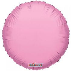 Kaleidoscope Kruh - Sv. růžový 18"/46cm fóliový balónek