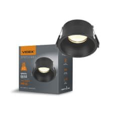 VIDEX Bodová LED svítilna – černá | VIDEX