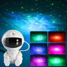 TopKing Hvězdný projektor Astronaut s hvězdou a s dálkovým ovládáním