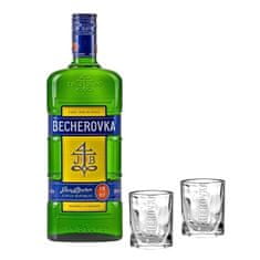 Becherovka Becherovka Original 0,7L 38% + 2 sklenice.