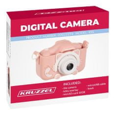 Kruzzel AC22296 Dětský růžový digitální fotoaparát