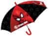 MARVEL COMICS Dětský automatický deštník černo-červený 74cm - Spiderman