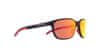 sluneční brýle TUSK černé s oranžovými skly