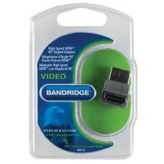 Bandridge  HDMI úhlový adaptér HDMI A konektor - HDMI A zdířka, 90°
