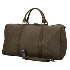DIANA & CO Cestovní koženková dámská taška Reyna, zelená