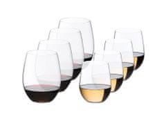 Riedel Sklenice RIEDEL O na víno, 2 x 4 ks křišťálových sklenic