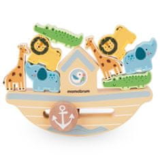Mamabrum Balancing boat - dřevěná arkádová hra