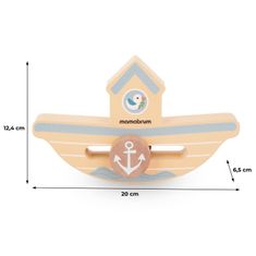 Mamabrum Balancing boat - dřevěná arkádová hra