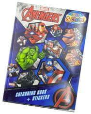 MARVEL COMICS Maxi omalovánky Marvel se samolepkami - Avengers