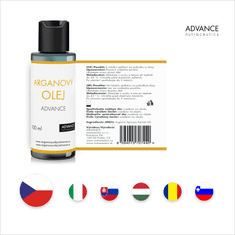 Advance nutraceutics ADVANCE Arganový olej 100 ml - lisovaný za studena, z Maroka