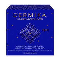 Dermika luxusní neocollagen 60+ kolagenový reparační krém pro redukci vrásek a jemných linek na den i noc 50ml