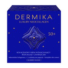 Dermika luxusní neocollagen 50+ kolagenový posilující krém pro redukci vrásek denní i noční 50ml