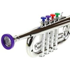 Nobo Kids Trumpeta pro děti hudební nástroj - stříbrná