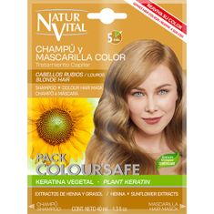 NaturVital Vzorek šamponu a masky na blonďaté vlasy, 40ml