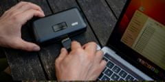 Newell Dual USB-C nabíječka preo baterie Canon LP-E6 powerbank čtečka SD