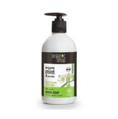 Organic Shop minty jasmine hand soap hydratační mýdlo na ruce mint & jasmine 500 ml