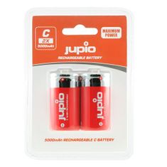 Jupio Baterie C 5000mAh (malé monočlánky) 2ks, dobíjecí