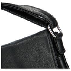 Romina & Co. Bags Dámské koženkové crossbody s klopou Debora, černá
