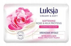 Luksja Měkké mýdlo s růží a mlékem 90g