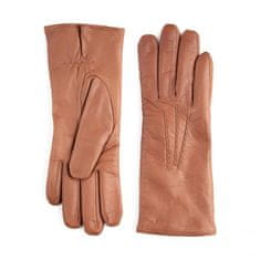Bohemia Dámské hnědé kožené rukavice