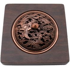 Feng shui Harmony Kadidlo drak a fénix z černého santalového dřeva