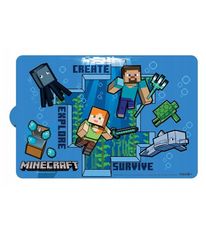 Javoli Jídelní Podložka Minecraft modrá 43x28 cm