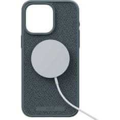 NJORD Fabric kryt s MagSafe pro iPhone 15 Pro Max Modrá