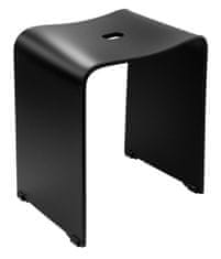 Ridder Ridder TRENDY koupelnová stolička 40x48x27,5cm, černá mat - A211110