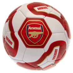 FotbalFans Fotbalový míč Arsenal FC, bílo-červený, vel. 5
